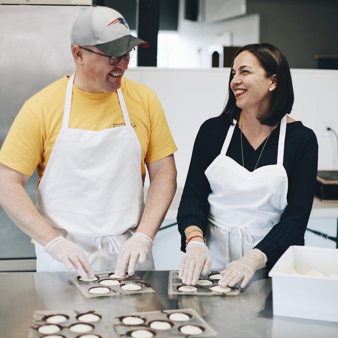 SWEET OPERATION: Kevin and Danielle Anderson opened Seacoast Sweets, a small chocolates-manufacturing and sales operation in Pawtucket, in September after purchasing the company and moving it from Newburyport, Mass.
/ COURTESY SEACOAST SWEETS SWEET OPERATION: Kevin and Danielle Anderson opened Seacoast Sweets, a small chocolates-manufacturing and sales operation in Pawtucket, in September after purchasing the company and moving it from Newburyport, Mass.
/ COURTESY SEACOAST SWEETS