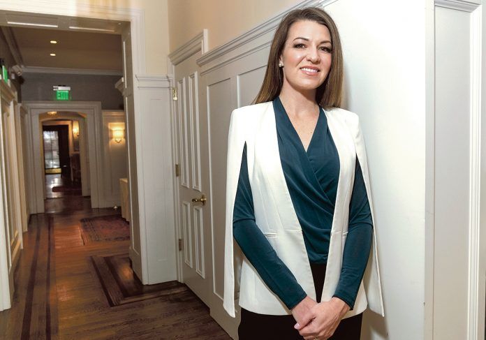 CLEAR NUMBERS: Shannon Shallcross is the CEO of BetaXAnalytics in East Greenwich. The company cleans and aggregates health care data to make the associated costs more transparent for employers, enabling them to make better-informed spending decisions.
/ PBN FILE PHOTO/MICHAEL SALERNO CLEAR NUMBERS: Shannon Shallcross is the CEO of BetaXAnalytics in East Greenwich. The company cleans and aggregates health care data to make the associated costs more transparent for employers, enabling them to make better-informed spending decisions.
/ PBN FILE PHOTO/MICHAEL SALERNO
