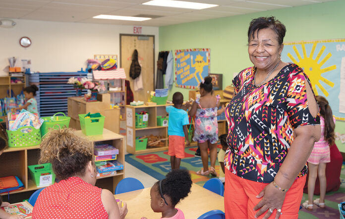 CONNECTED CLASSROOMS: Sandra Robinson, right, is the family preservation supervisor for Children’s Friend in Providence. The organization received a six-month grant through the R.I. Department of Health and the R.I. Department of Human Services, which it will use to expand parent and child access to culturally and linguistically responsive classrooms.
 / PBN PHOTO/TRACY JENKINS CONNECTED CLASSROOMS: Sandra Robinson, right, is the family preservation supervisor for Children’s Friend in Providence. The organization received a six-month grant through the R.I. Department of Health and the R.I. Department of Human Services, which it will use to expand parent and child access to culturally and linguistically responsive classrooms.
 / PBN PHOTO/TRACY JENKINS