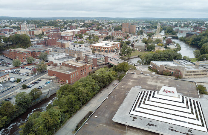 NEW LAW: Rhode Island Center for Freedom and Prosperity CEO Mike Stenhouse believes a new law – requiring a 100% reimbursement rate for property taken by eminent domain within three opportunity zones in Pawtucket – is directed at the redevelopment of the former Apex department store.  / PBN FILE PHOTO/ARTISTIC IMAGES