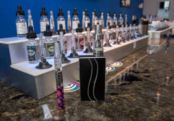 THE R.I. DEPARTMENT of Health announced Friday the sale of flavored e-cigarettes will be banned in Rhode Island for 120 days. / PBN FILE PHOTO/ MICHAEL SALERNO