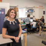 TEAM LEADER: Anna Johnson, head of school at The Wolf School in East Providence, says a team of teachers and therapists is assigned to classrooms to help students. / PBN PHOTO/TRACY JENKINS