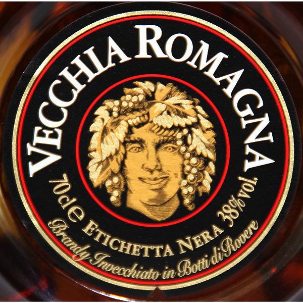 Vecchia Romagna 80prf Etichetta Nera 750ml :: Brandy & Grappa