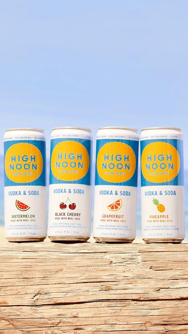 noon High Noon Sun Sips Variety Pack NV 8-Pack (12OZ) | Liquor | Vodka