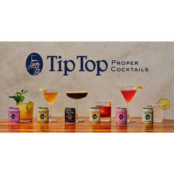 Tip Top Cocktails Negroni 4-100ml Cans :: Ready to Go Cocktails