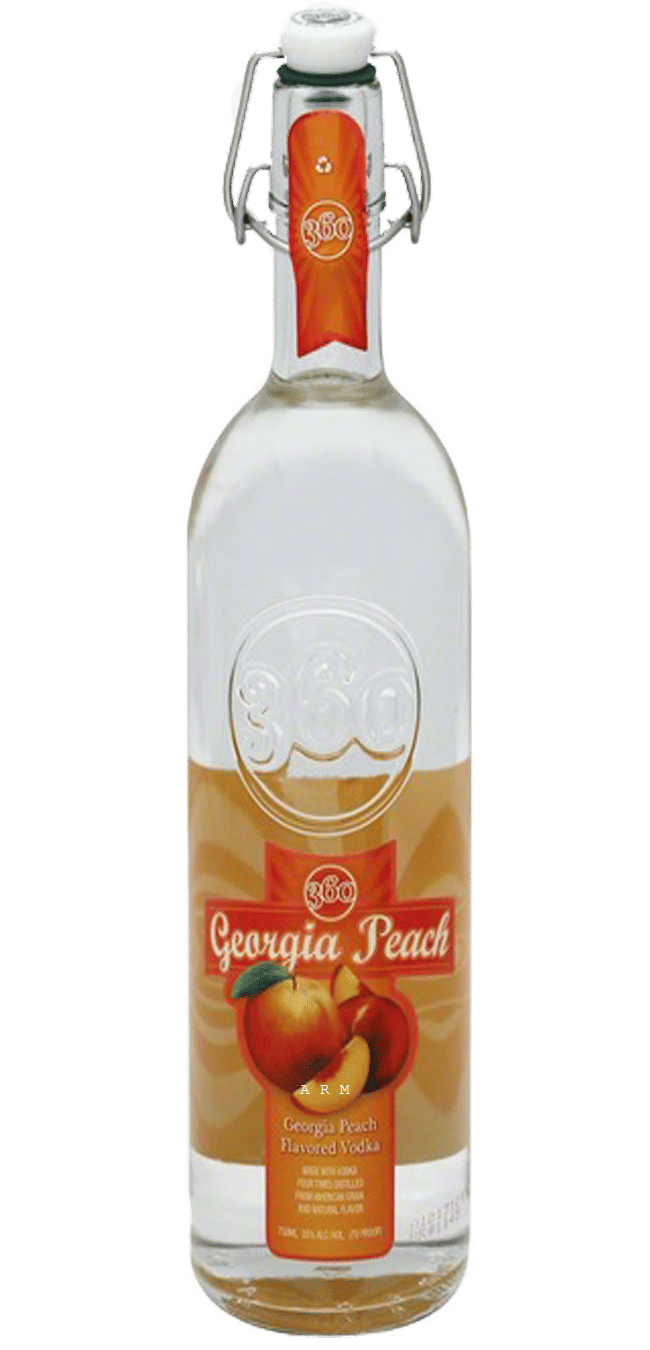 360 Georgia Peach Vodka 1.0L Eco Friendly :: Vodka