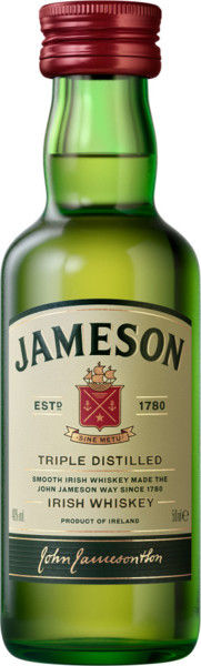 ウイスキー　JAMESON ジェームソン　５０ml×５ Jameson Irish Whiskey 80proof 50ml :: Irish Whiskey