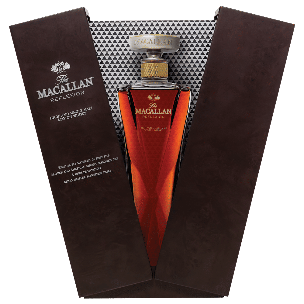 The Macallan Reflexion 空瓶ボトル　化粧箱付き Macallan Reflexion 1824 Decanter Series Single Malt Scotch Whisky