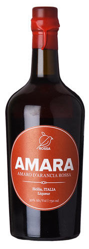 Amara 'Rosso di Sicily' Rossa Liqueur 750ml :: Cordials & Liqueurs