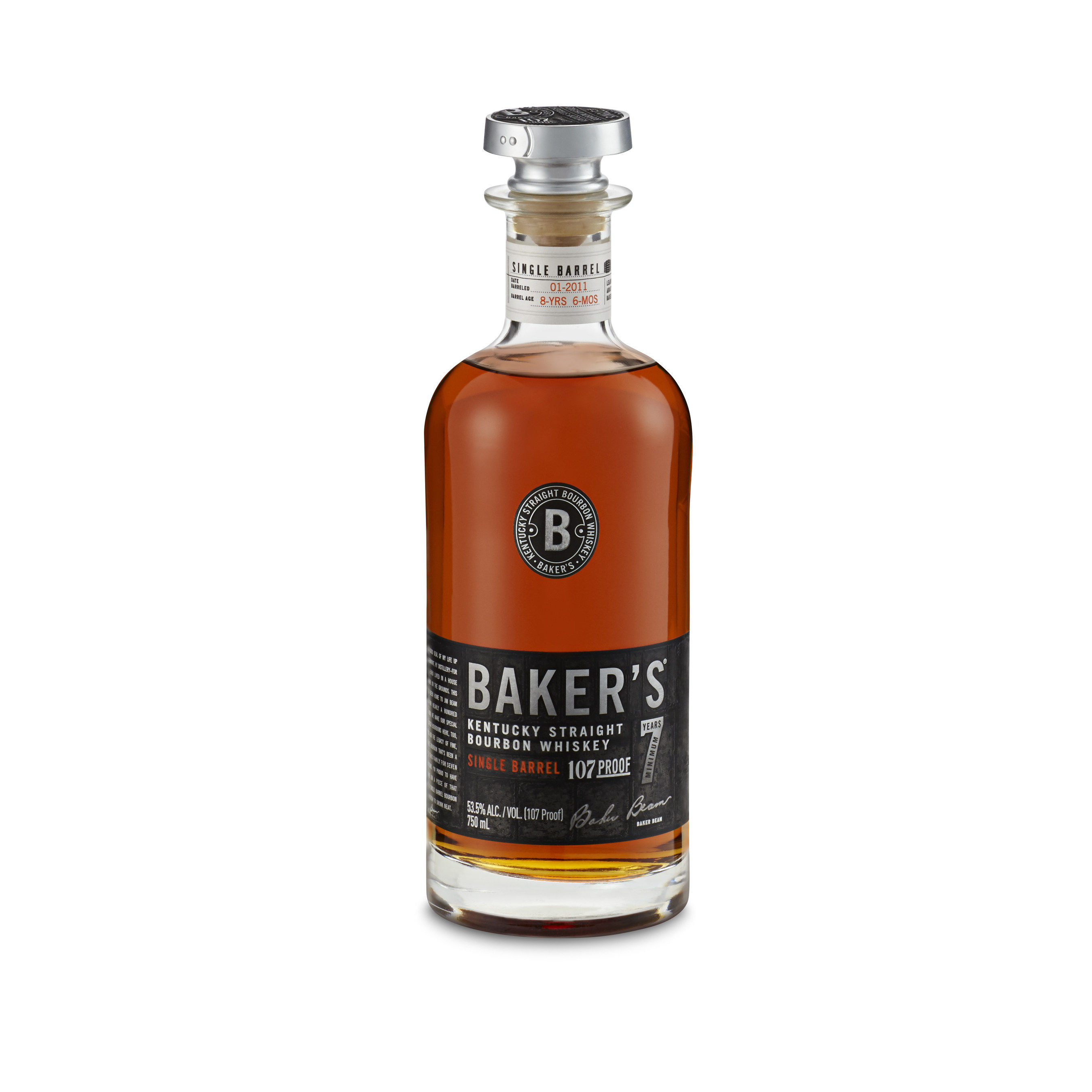 Baker's 7year 107proof Single Barrel Bourbon 750ml :: Bourbon