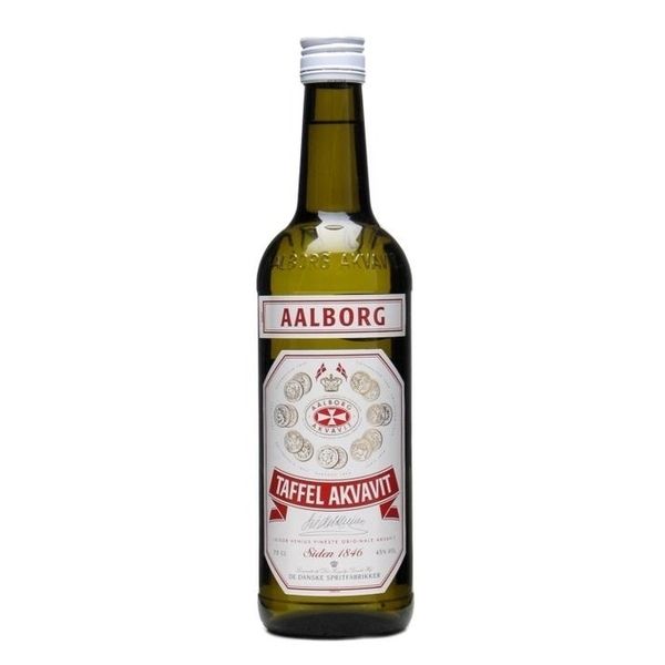 Aalborg 'Taffel' Akvavit Aquavit 700ml :: Cordials & Liqueurs