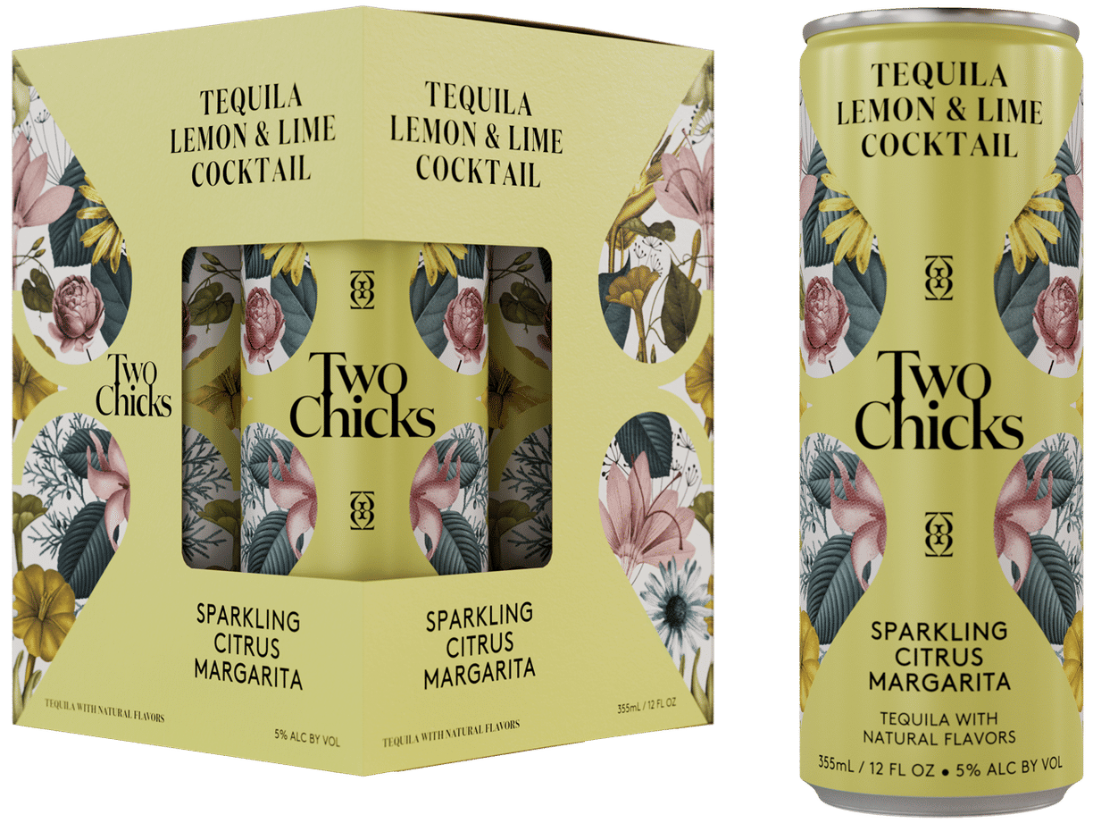 Two Chicks 'Margarita' Tequila & Citrus 4-355ml Cans :: Ready to