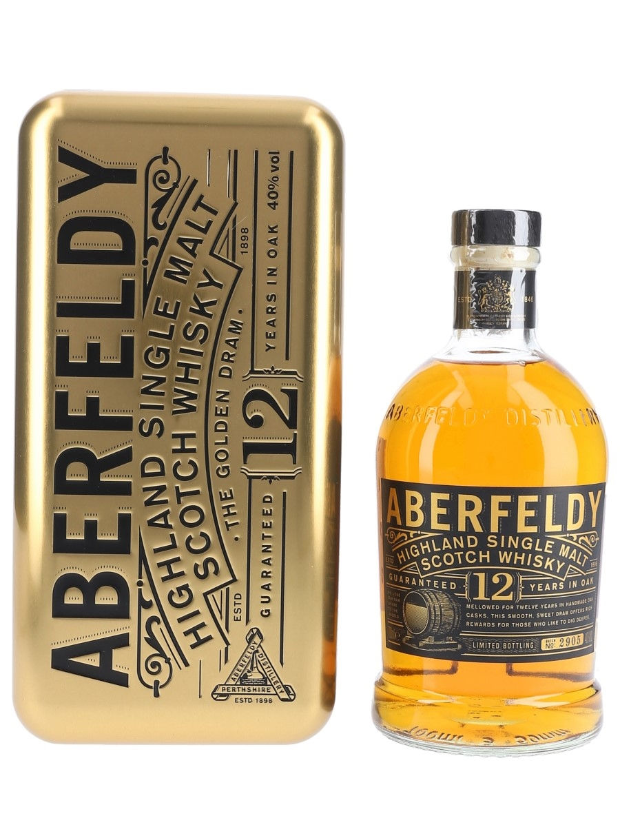 Longmorn & Aberfeldy 12年 セット Dewar's Aberfeldy 12yr 'Gold Bar' Gift Set 750ml :: Single Malt Scotch