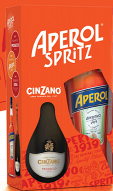 ワインディング セット Cinzano & Aperol 'Spritz' Bubbly Gift Set 750ml :: Bubbly Sweet