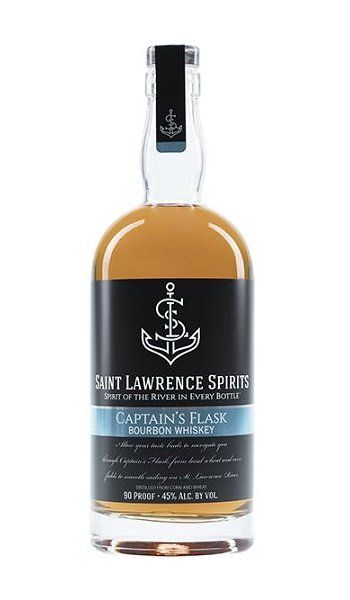 Saint Lawrence Spirits Captain's Flask Whiskey 750ml :: Bourbon