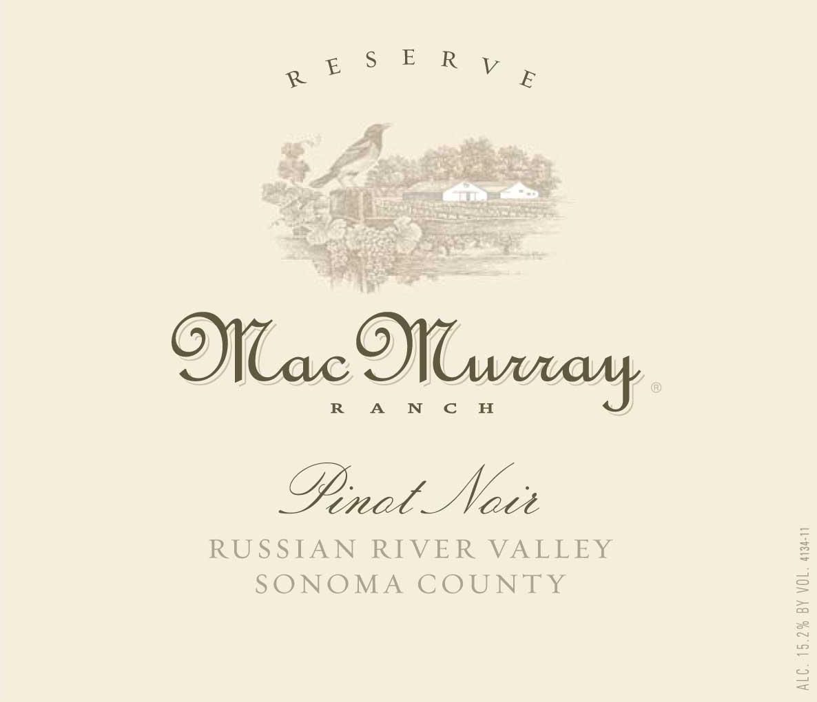 MacMurray Ranch 'RRV' Pinot Noir 2017 :: Pinot Noir