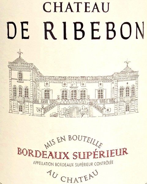 Chateau de Ribebon Bordeaux Superieur 2018 :: Bordeaux Red