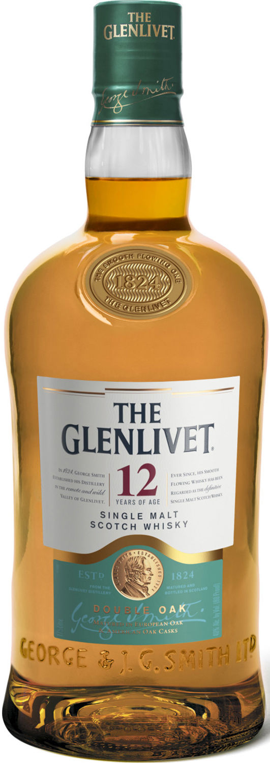 Glenlivet 12year Single Malt Scotch 80prf 1.75L :: Single Malt Scotch