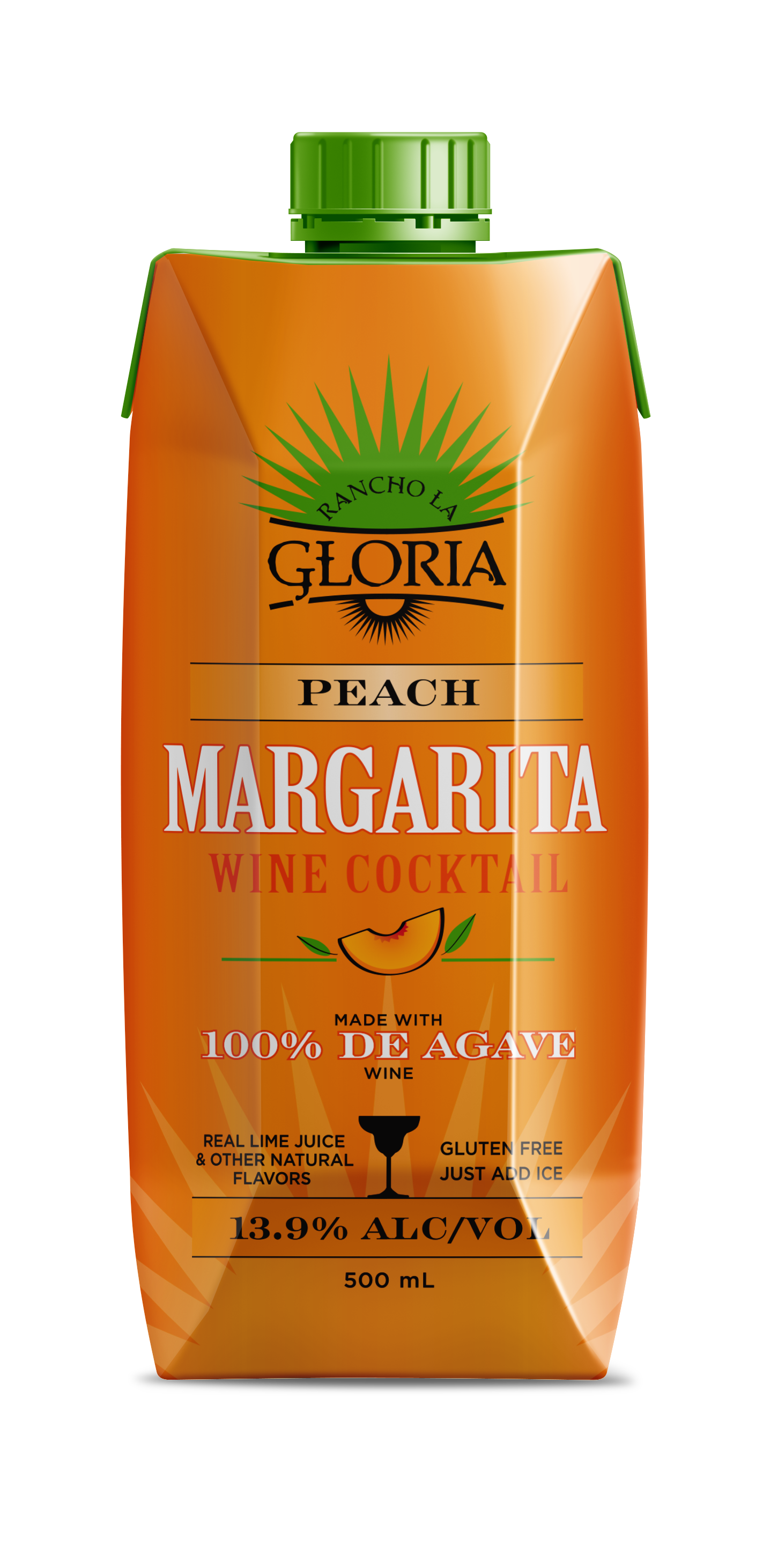 Rancho La Gloria RTD Peach Margarita 500ml Tetra :: Can Wine