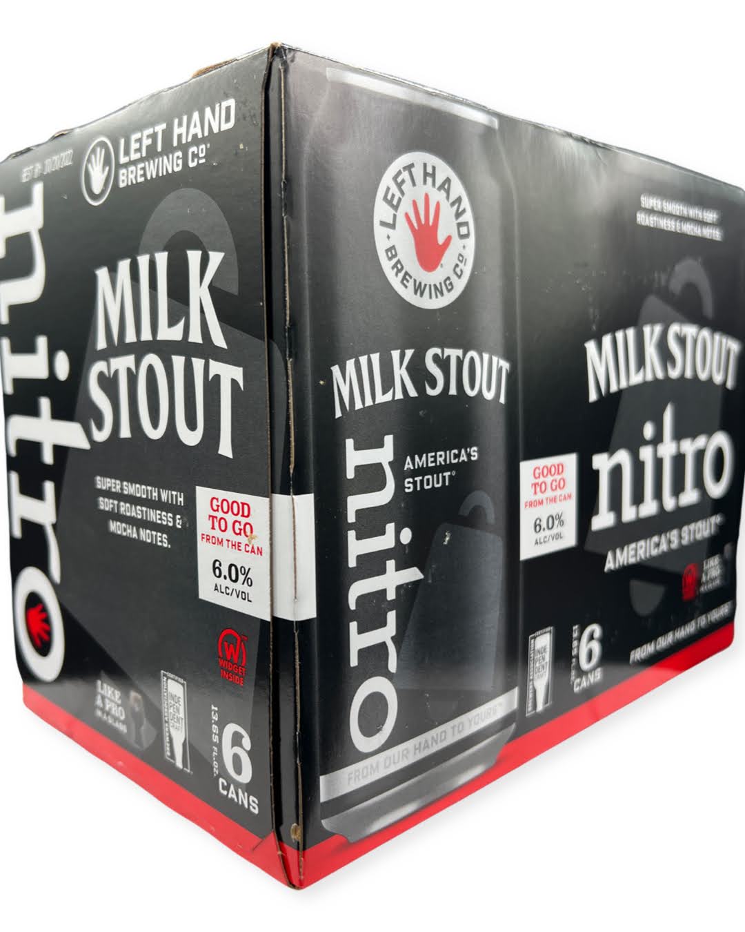 Left Hand Brewing Co. Milk Stout Nitro 6-13.6oz Cans :: Stout/Porter
