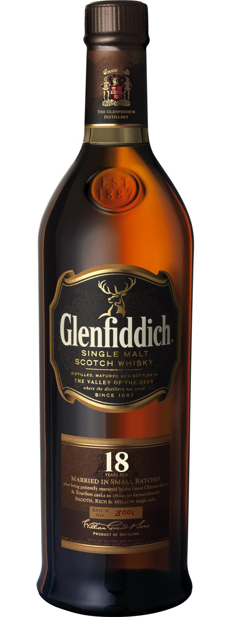 Glenfiddich 18年 700ml 43% Glenfiddich 18 Yr Single Malt Scotch Whisky 750ml | ShopSK