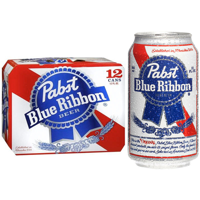 Pabst Blue Ribbon 'PBR' American Lager 12-12oz Cans :: Pilsner/Lager Pabst Blue Ribbon 'PBR' American Lager 12-12oz Cans :: Pilsner/Lager