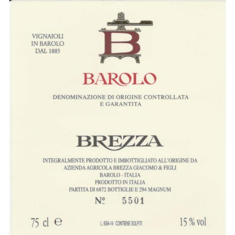 Brezza Barolo Classico 2017 :: Italian Red