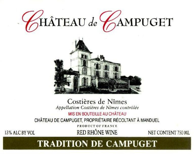 Chateau de Campuget Tradition Rouge 2024 :: Rhone Blend Red