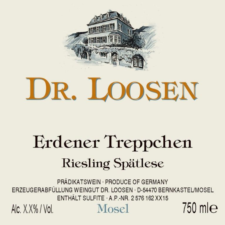 Dr Loosen Erdner Treppchen Riesling Spatlese 2021 :: Riesling