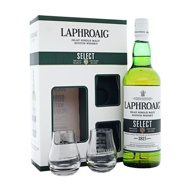 Laphroaig 'Select' Single Malt Scotch 2-Glass Gift Set :: Single
