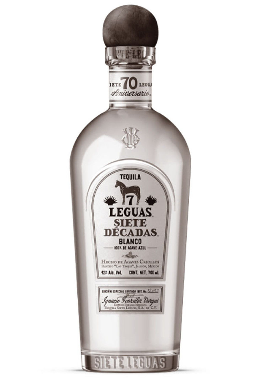 Siete 7 Leguas Decadas Blanco Criollo 84proof :: Tequila