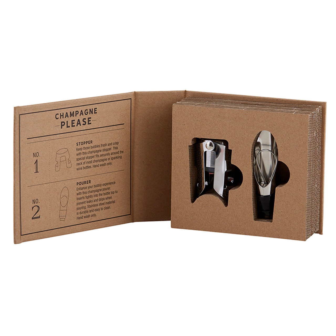 Santa Barbara Champagne Stopper Book Box
