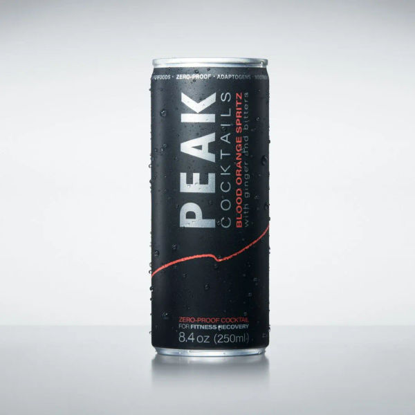 Peak Cocktails Zero-Proof Blood Orange Spritz 250ml :: Adaptogenic