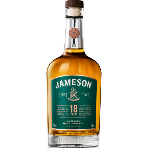 Jameson Triple Distilled Irish Whiskey 18year 92proof :: Irish Whiskey