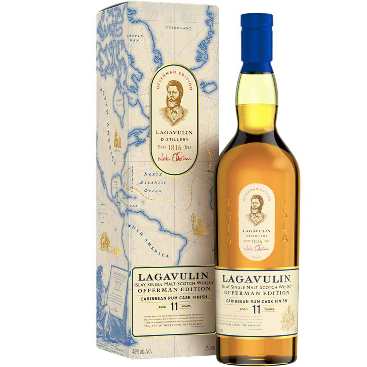 ラガヴーリン Lagavulin Offerman Edition 11年限定品 Lagavulin 11year Caribbean Rum Cask Offerman Edition :: Single