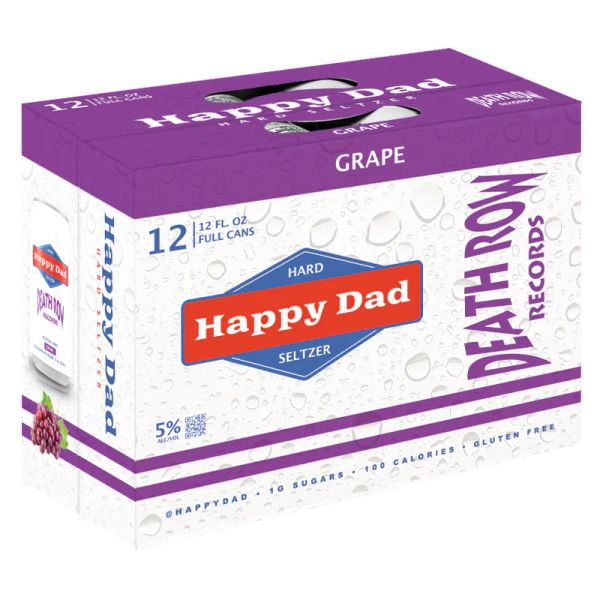 Happy Dad x Death Row Records 'Grape' Hard Seltzer 12-12oz