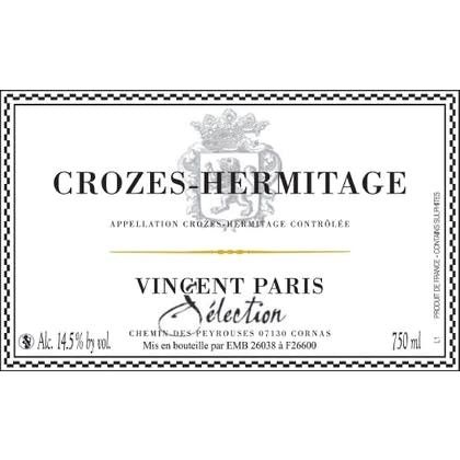 Vincent Paris Crozes-Hermitage Rouge 2023 :: Shiraz / Syrah