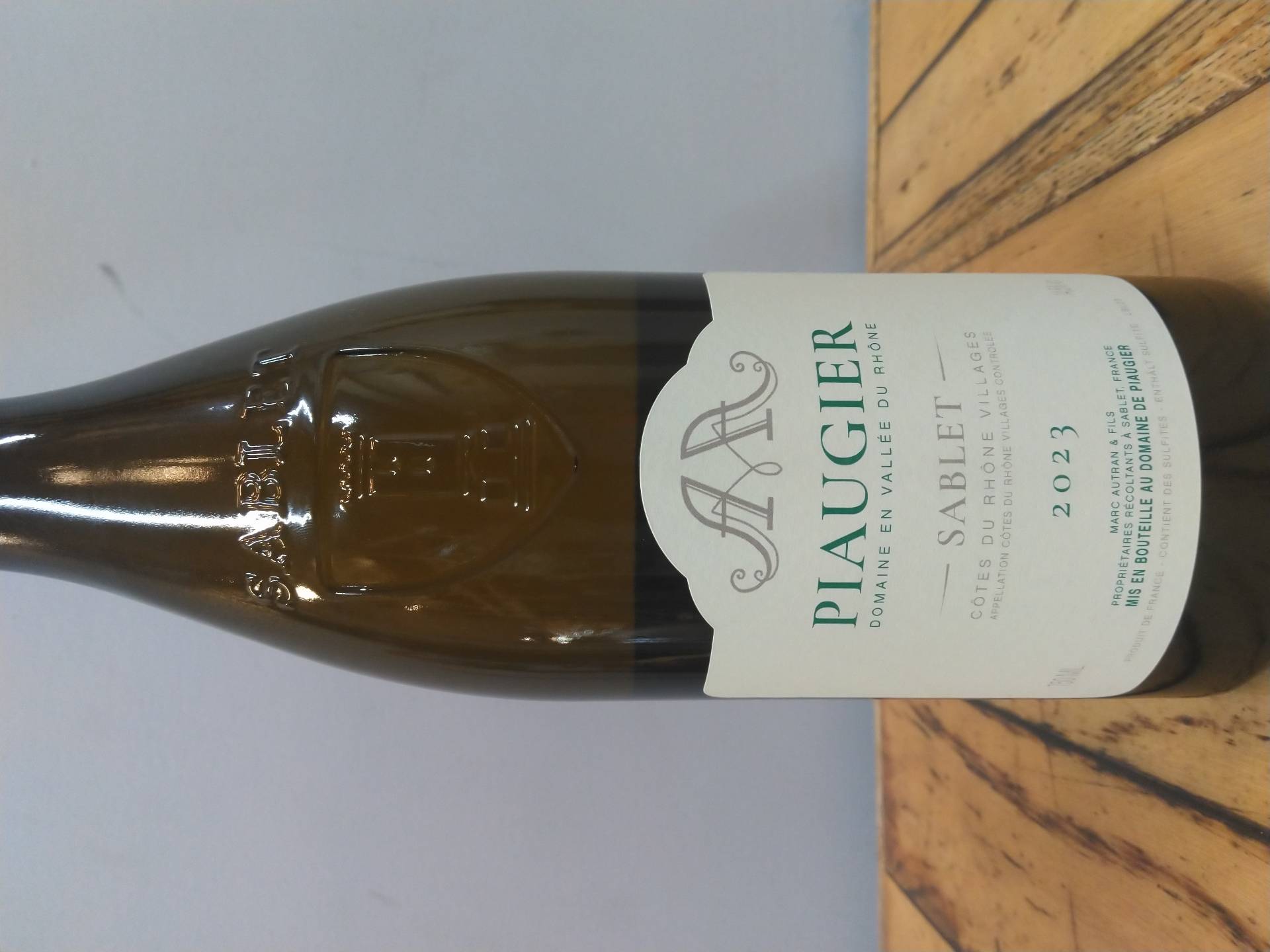 Piaugier 'Sablet' Blanc Cotes du Rhone Villages 2023 :: Rhone