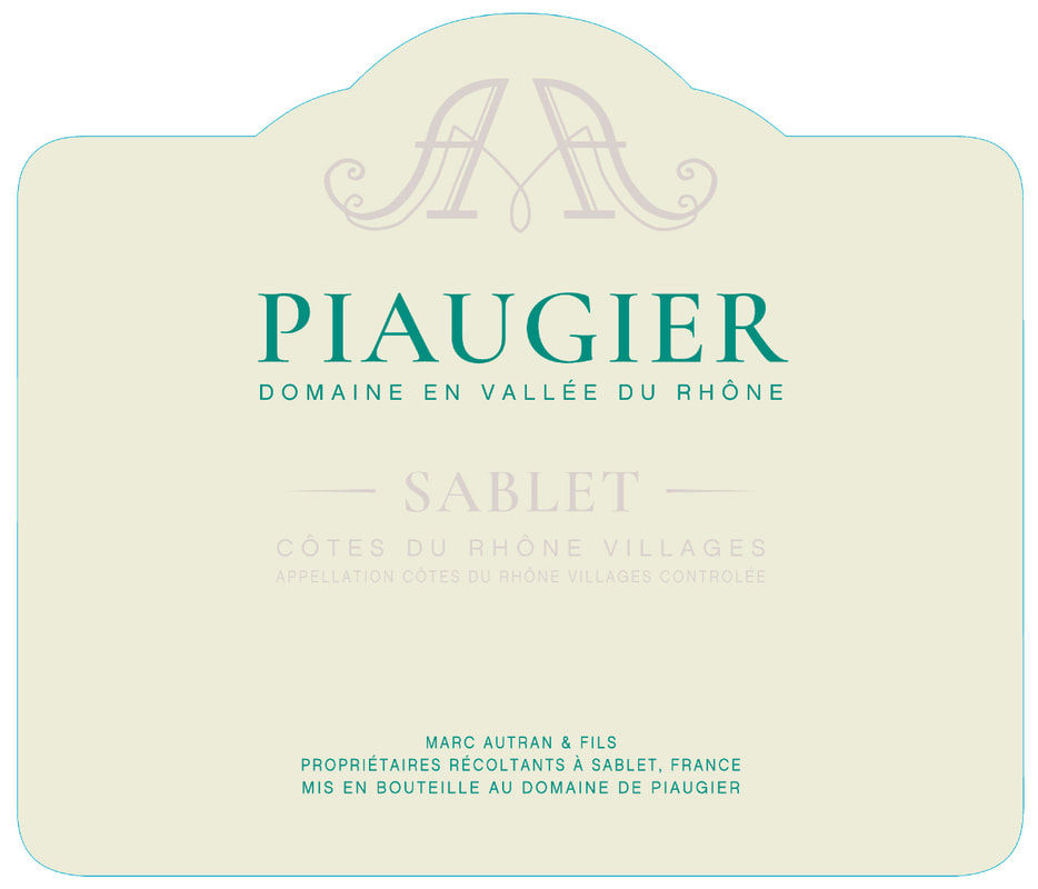 Piaugier 'Sablet' Blanc Cotes du Rhone Villages 2023 :: Rhone