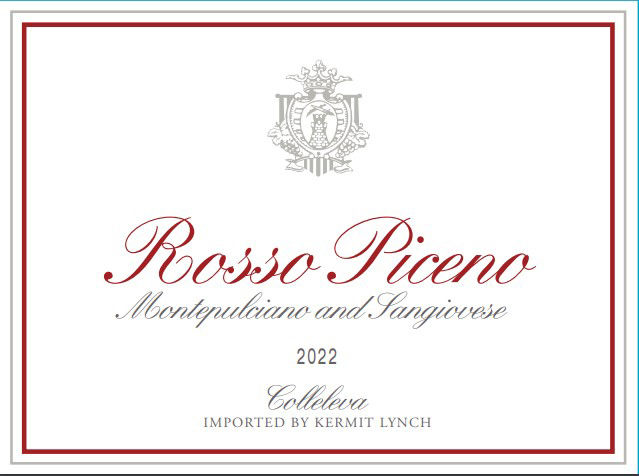 Colleleva Rosso Piceno 2023 :: Italian Red