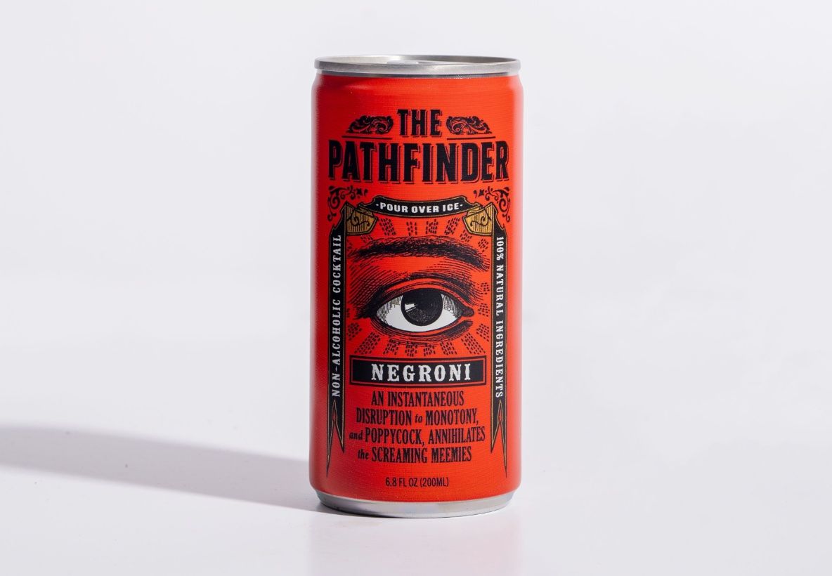 The Pathfinder Non-Alcoholic Negroni 200ml Can :: Non-Alcoholic