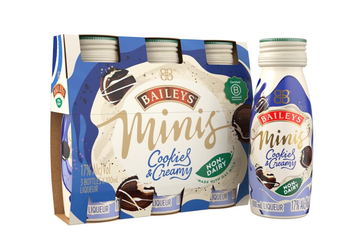 Baileys Cookies & Creamy Non-Dairy w/Oat Milk 100ml-3pk