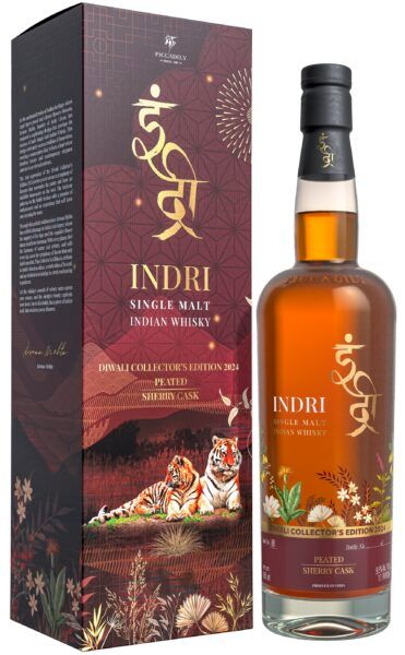 Indri Single Malt Whiskey 'Diwali' 2024 :: Whiskey