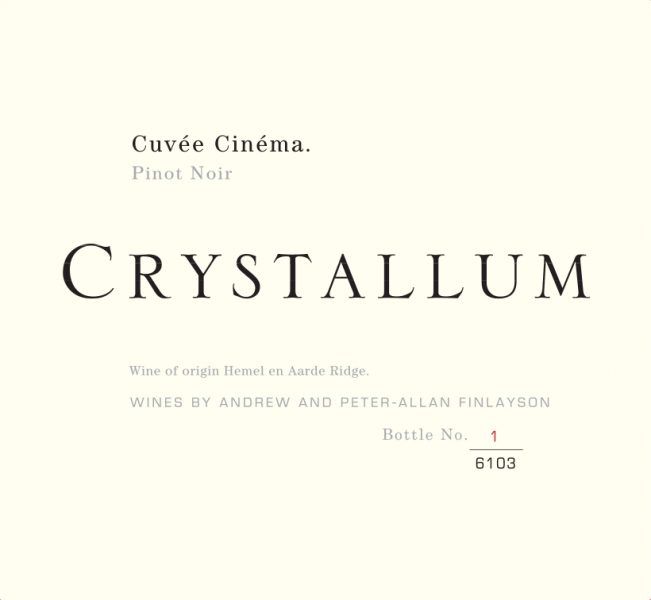 Crystallum 'Cuvee Cinema' Pinot Noir 2024 :: Pinot Noir