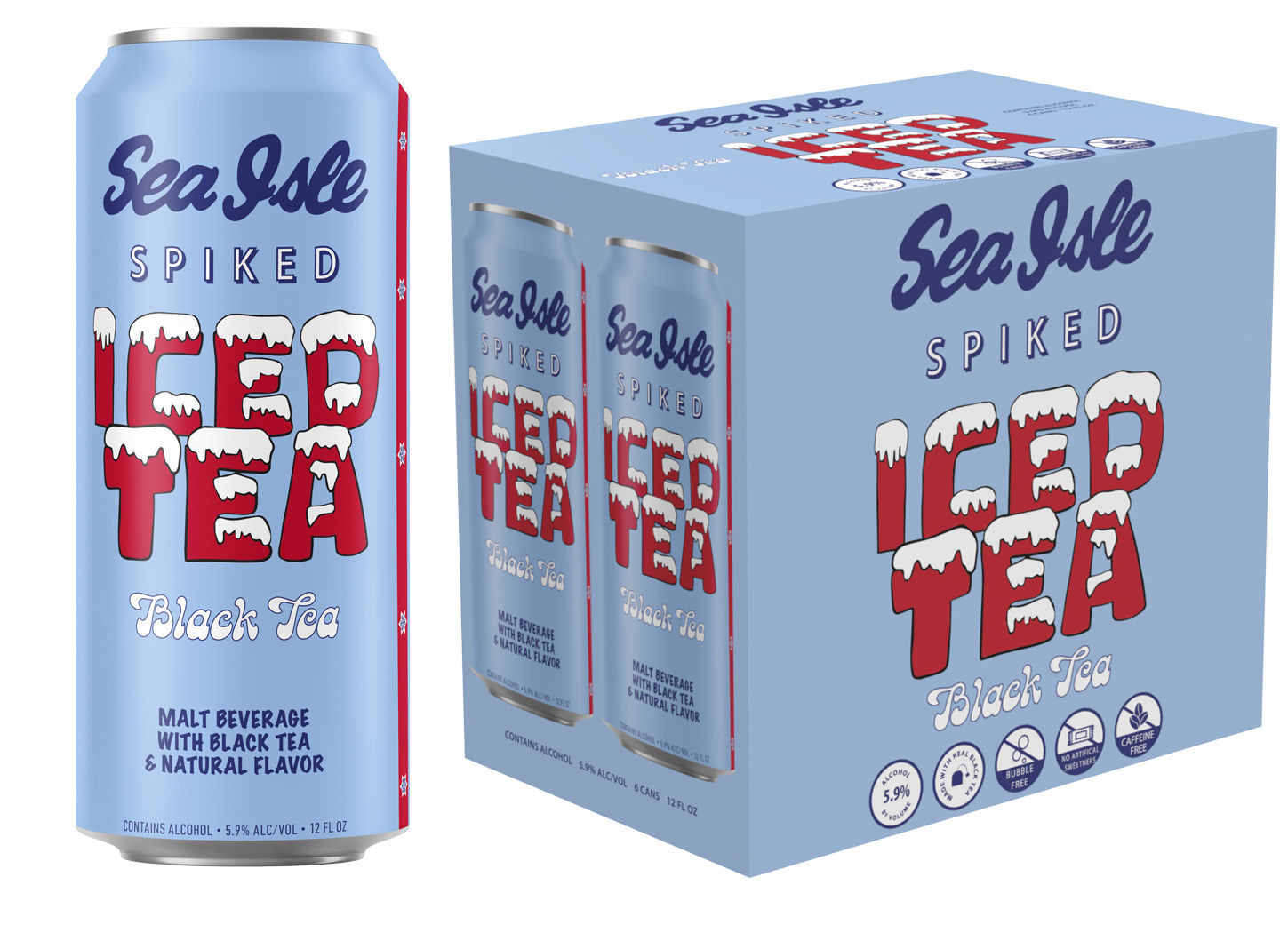 Sea Isle Spiked 'Black Tea' Iced Tea 6-12oz Cans :: Other
