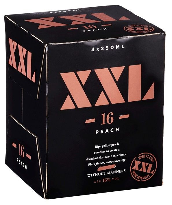 XXL Peach Moscato 4-250ml Cans :: Moscato