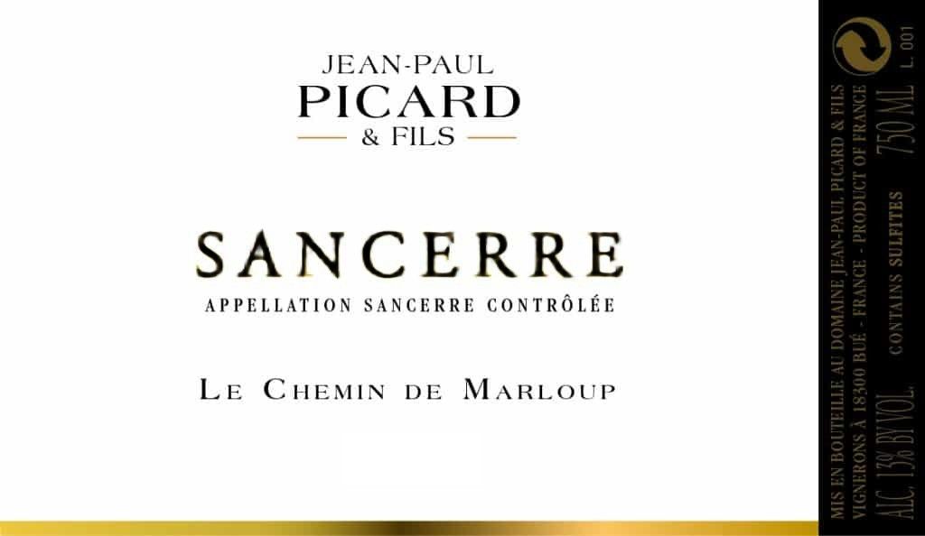 Jean-Paul Picard 'Le Chemin de Marloup' Sancerre 2024 :: Loire White