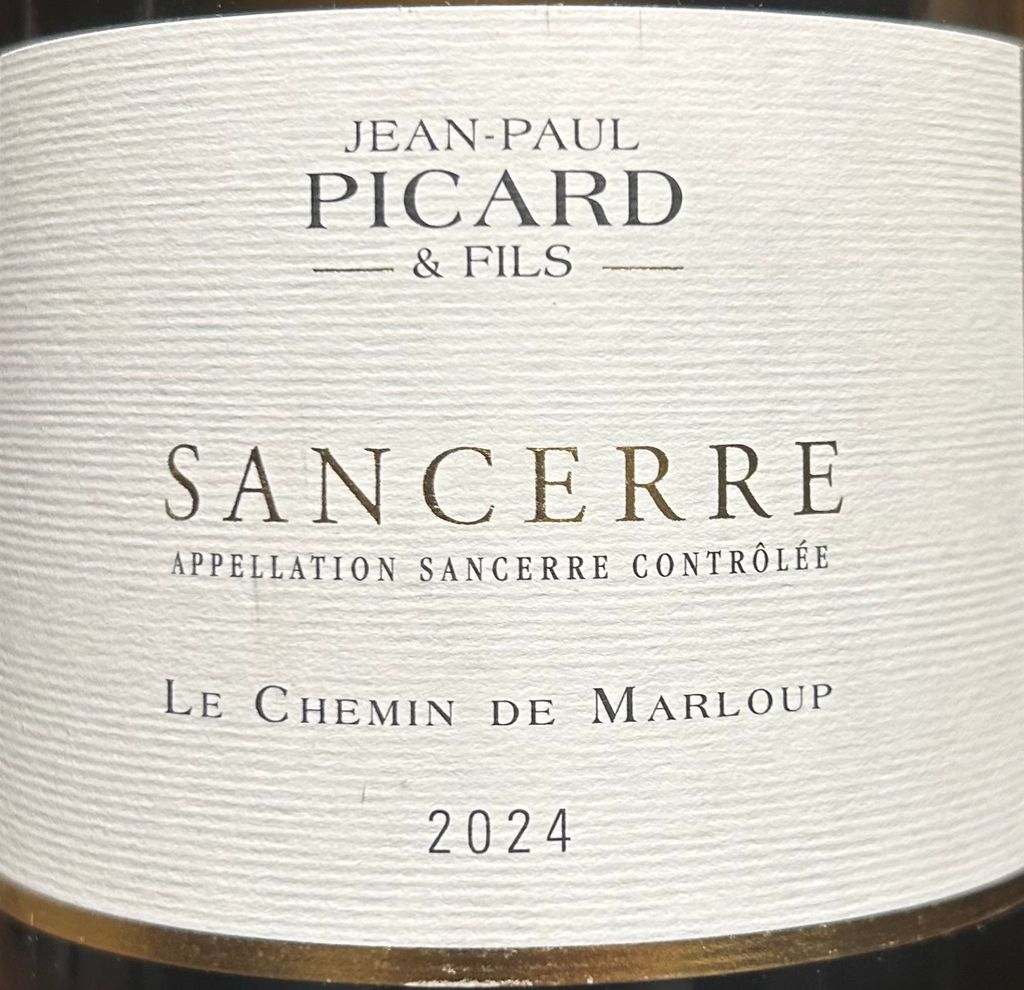 Jean-Paul Picard 'Le Chemin de Marloup' Sancerre 2024 :: Loire White