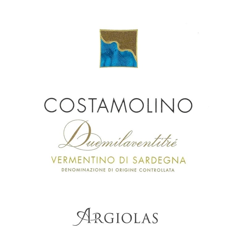 Argiolas 'Costamolino' Vermentino 2024 :: Italian White