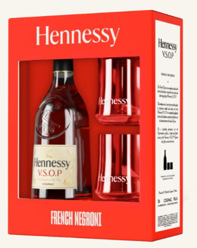 Hennessy V.S.O.P コニャック ギフトボックス付 グリーンボトル